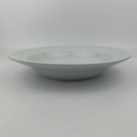 Antique H WEDGWOOD & Co. White Stone Granite Round Rare Bowl - Picture 4 of 15